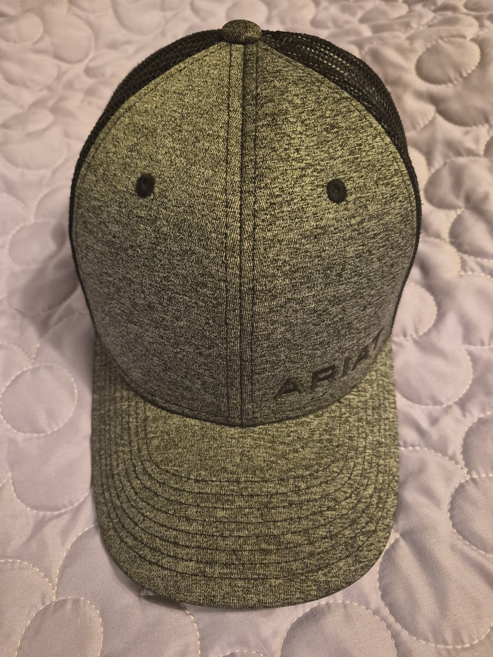 Ariat Heather Gray & Black Trucker Hat